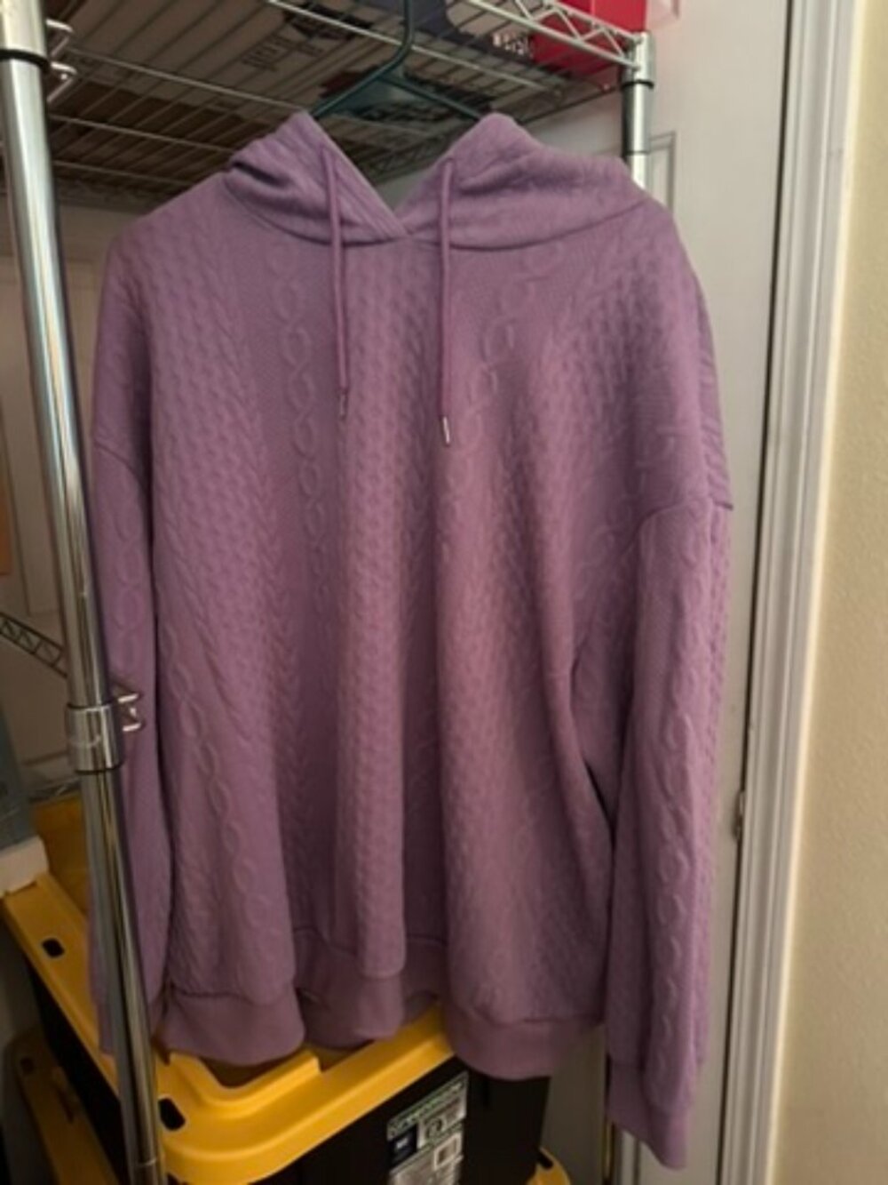 womens set of 2 cable knit hoodies